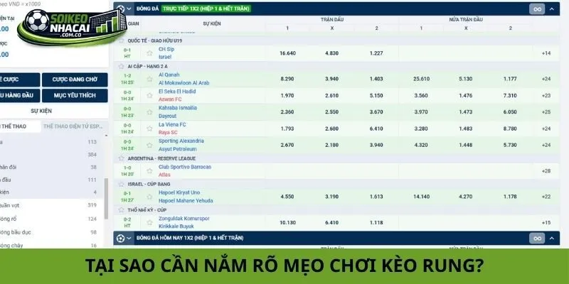 Mẹo chơi kèo rung Mẹo chơi kèo rung